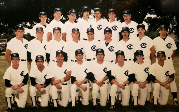 UC Davis Baseball Hall of Fame 1985 Team